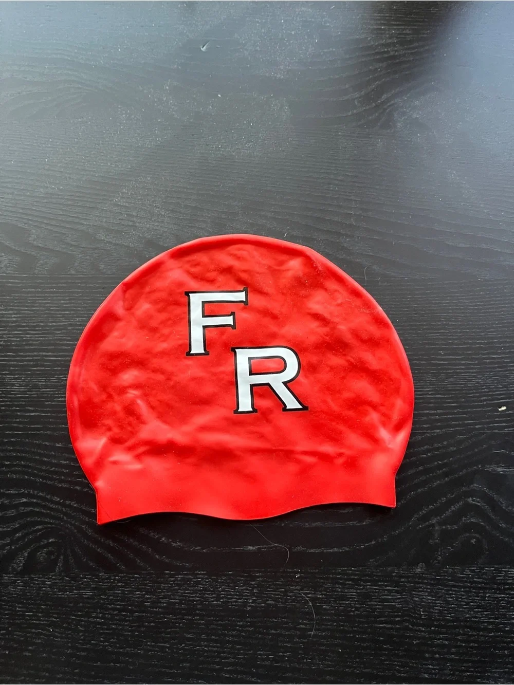 Front Range CUDA Red Latex Swim Cap One Size Swimming